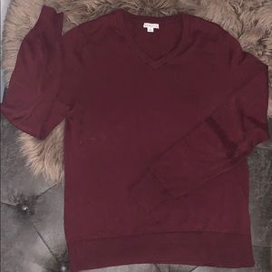 Men’s cotton & wool blend v neck sweater! Like new